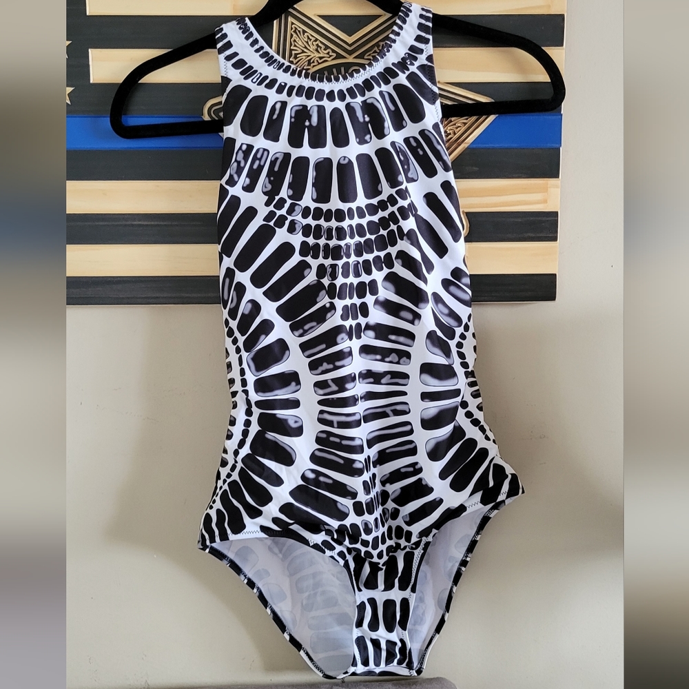 Tribal one piece swimsuit